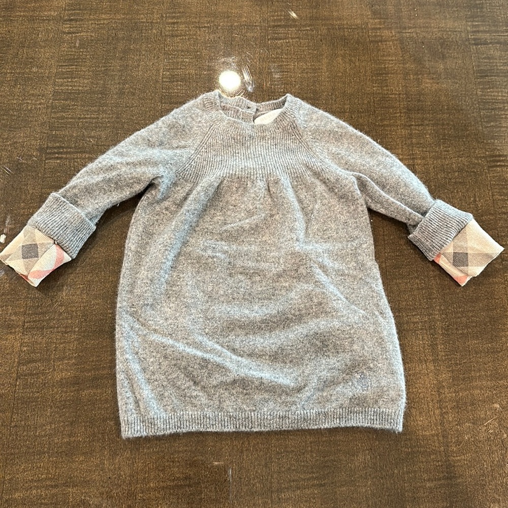 Burberry children cashmere dress